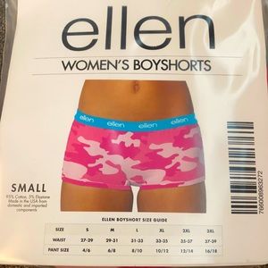 Ellen show Boyshorts style undergarment